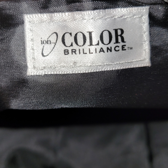 Black Fringe Soft Clutch/Make Up Bag - Picture 4 of 4